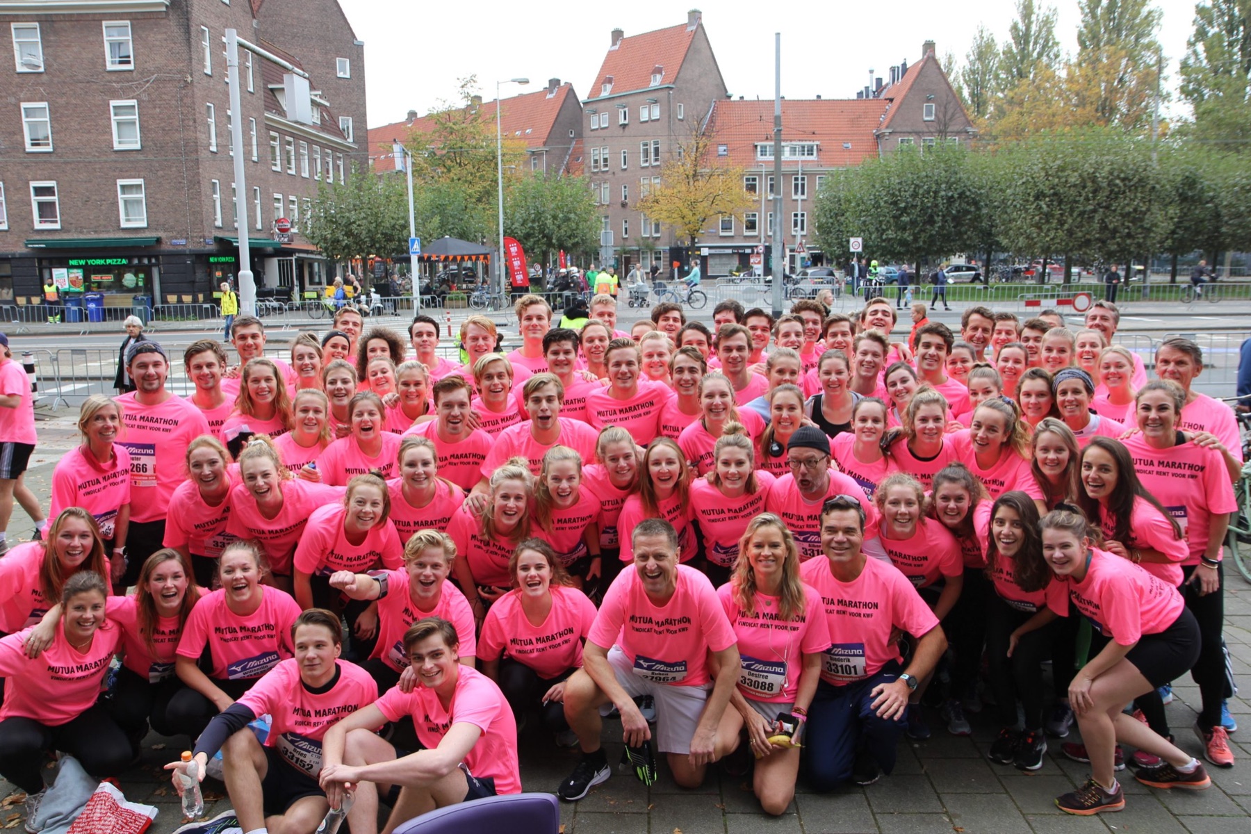 Familie Bergkamp, bij wie het verhaal van Mutua Marathon begon